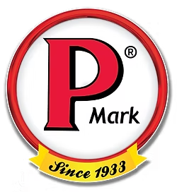 P Mark Mustard Oil logo, PEB Buildings client in NCR by VYOMN Projects