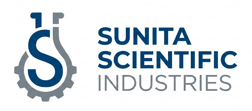 Sunita Scientific Industries logo, PEB Buildings client in NCR by VYOMN Projects